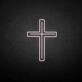 'Crucifix' neon sign
