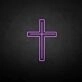 'Crucifix' neon sign
