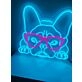 Frenchie Love Neon Sign perfect for pet lovers' spaces