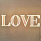 Love Neon Sign creates a loving atmosphere