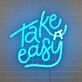 Take It Easy Neon Sign brings a relaxed vibe to any space