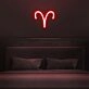 Aries Horoscope Neon Sign adds zodiac charm to any space
