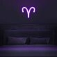 Aries Horoscope Neon Sign adds zodiac charm to any space