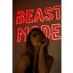Beast Mode Lianev Collection Neon Sign inspires strength and power