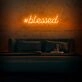 Blessed Neon Sign adds a spiritual touch to any space