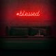 Blessed Neon Sign adds a spiritual touch to any space