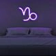 Capricorn Horoscope Neon Sign adds zodiac charm to any space