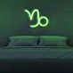 Capricorn Horoscope Neon Sign adds zodiac charm to any space