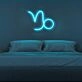 Capricorn Horoscope Neon Sign adds zodiac charm to any space
