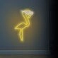 Cool Flamingo Neon Sign adds a tropical vibe to any room