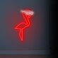 Cool Flamingo Neon Sign adds a tropical vibe to any room