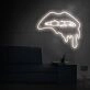 Dripping Lips Neon Sign for bold and edgy spaces