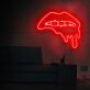 Dripping Lips Neon Sign for bold and edgy spaces