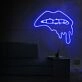 Dripping Lips Neon Sign for bold and edgy spaces