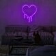 Dripping Love Neon Sign for romantic and artistic settings
