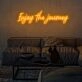 Enjoy The Journey Neon Sign perfect for travel-themed decor