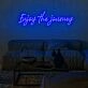 Enjoy The Journey Neon Sign perfect for travel-themed decor
