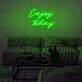 Enjoy Today Neon Sign for uplifting and positive spaces
