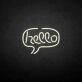 Hello' neon sign
