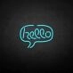 Hello' neon sign