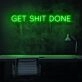 Get Sht Done Neon Sign ideal for a productive office environment
