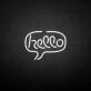 Hello' neon sign