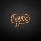 Hello' neon sign