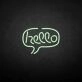 Hello' neon sign