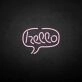 Hello' neon sign