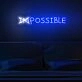 Impossible Neon Sign for inspirational and bold spaces