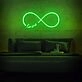 Infinity Love Neon Sign for romantic and everlasting love decor