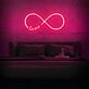 Infinity Love Neon Sign for romantic and everlasting love decor