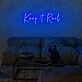 Keep It Real Neon Sign for authentic and honest spaces