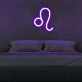 Leo Horoscope Neon Sign V2 for zodiac-themed decor