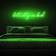 Lets Stay In Bed Neon Sign perfect for cozy bedrooms