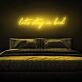 Lets Stay In Bed Neon Sign perfect for cozy bedrooms