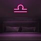 Libra Horoscope Neon Sign for zodiac lovers