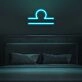 Libra Horoscope Neon Sign for zodiac lovers