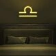 Libra Horoscope Neon Sign for zodiac lovers