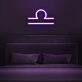 Libra Horoscope Neon Sign for zodiac lovers