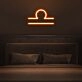 Libra Horoscope Neon Sign for zodiac lovers