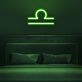Libra Horoscope Neon Sign for zodiac lovers