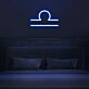 Libra Horoscope Neon Sign for zodiac lovers