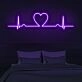 Love Beat Neon Sign for romantic and loving settings