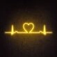 Love Beat Neon Sign for romantic and loving settings