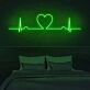 Love Beat Neon Sign for romantic and loving settings