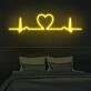 Love Beat Neon Sign for romantic and loving settings