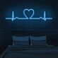 Love Beat Neon Sign for romantic and loving settings