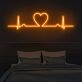 Love Beat Neon Sign for romantic and loving settings