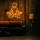 Meditate Neon Sign perfect for yoga and meditation rooms